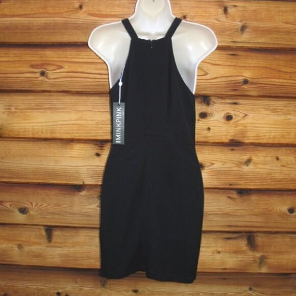 NWT  Revolve Black Mini Dress - Picture 6 of 8